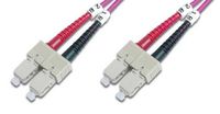 Digitus SC/SC, 3 m Glasvezel kabel OM4 Multi kleuren