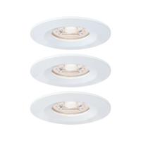 Paulmann 94299 EBL Nova mini Coin LED-inbouwlamp Set van 3 stuks 4 W Wit