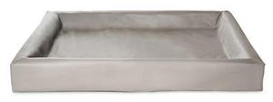 Bia bed kunstleer hoes hondenmand taupe (BIA-7 120X100X15 CM)