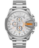 Mega Chief chronograaf witte wijzerplaat roestvrij stalen HerenhorlogeDZ4328