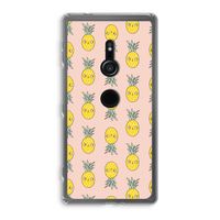 Ananas: Sony Xperia XZ2 Transparant Hoesje