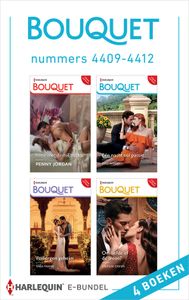Bouquet e-bundel nummers 4409 - 4412 - Penny Jordan, Caitlin Crews, Tara Pammi, Joss Wood - ebook