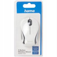 Hama optische minimuis 3-knops draadloze muis amw-150 wit Hama optische minimuis 3-knops draadloze muis amw-150 wit