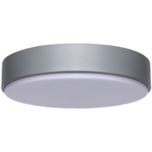 LED Plafondlamp - Aigi Santi - Opbouw Rond 20W - Natuurlijk Wit 4000K - Mat Grijs - Aluminium