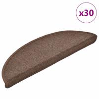 Trapmatten 30 st 56x17x3 cm koffiebruin