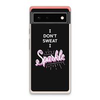 Sparkle quote: Google Pixel 6 Transparant Hoesje