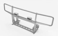 RC4WD Ranch Front Grille Guard W/Lights for Traxxas TRX-4 '79 Bronco Ranger XLT (Silver) (VVV-C0507)