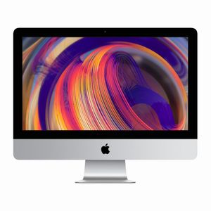 Apple iMac Intel® Core™ i3 54,6 cm (21.5") 4096 x 2304 Pixels 8 GB DDR4-SDRAM 1 TB HDD Alles-in-één-pc AMD Radeon Pro 555X macOS Mojave 10.14 Wi-Fi 5 (802.11ac) Zilver