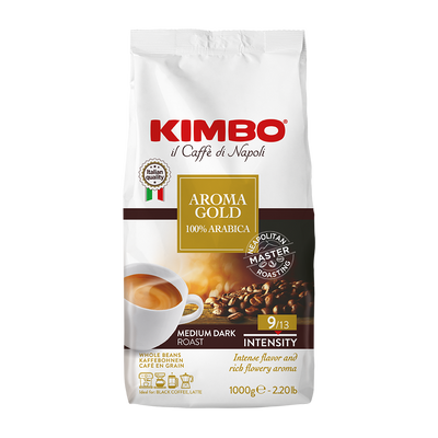 Kimbo Espresso Bar Aroma Gold - koffiebonen - 1 kilo