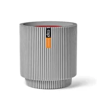 Vaas cylinder groove nl 44x46cm ivoor