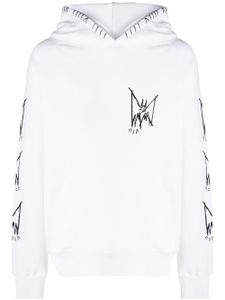 MJB Marc Jacques Burton hoodie à imprimé graphique - Blanc