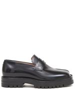 Maison Margiela mocassins Tabi en cuir - Noir