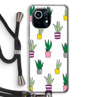 Sanseveria: Xiaomi Mi 11 Transparant Hoesje met koord