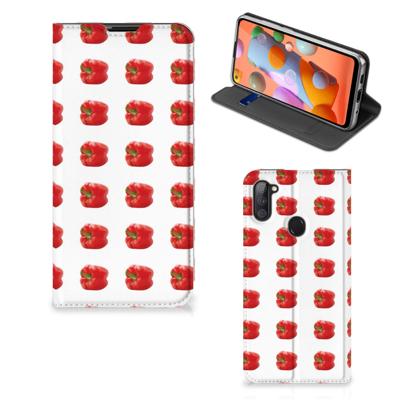 Samsung Galaxy M11 | A11 | Flip Style Cover | Paprika Red Samsung Galaxy M11 | A11 | Flip Style Cover | Paprika Red