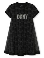 Dkny Kids robe superposée à logo imprimé - Noir - thumbnail