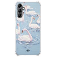 Samsung Galaxy A14 shockproof hoesje - Zwanen