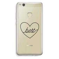 Best heart black: Huawei Ascend P10 Lite Transparant Hoesje - thumbnail