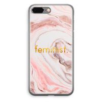 Feminist: iPhone 8 Plus Transparant Hoesje Feminist: iPhone 8 Plus Transparant Hoesje