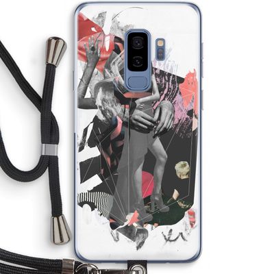 Dissimulation du réel: Samsung Galaxy S9 Plus Transparant Hoesje met koord