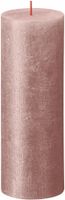 Bolsius shimmer rustiekkaars 190/68 roze