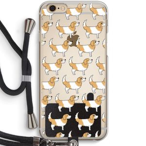 Doggy: iPhone 6 / 6S Transparant Hoesje met koord