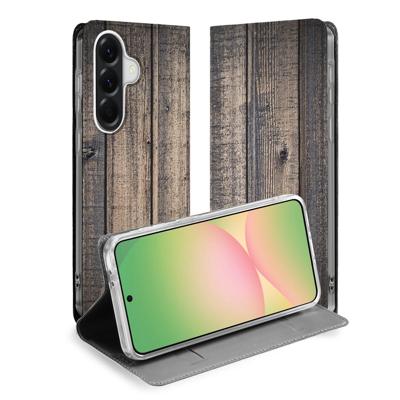Book Case Samsung Galaxy A57 Steigerhout