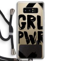 Girl Power #2: Samsung Galaxy Note 8 Transparant Hoesje met koord