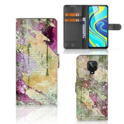 Hoesje Xiaomi Redmi Note 9 Pro | Note 9S Letter Painting Hoesje Xiaomi Redmi Note 9 Pro | Note 9S Letter Painting