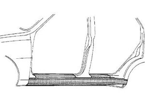 PLAATWERKDEEL DORPEL 4-deurs L 7615103