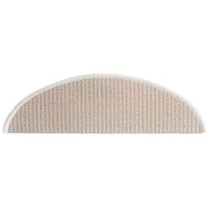 Trapmat Tweed-step - ivoor (16 stuks) - Leen Bakker