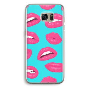 Bite my lip: Samsung Galaxy S7 Edge Transparant Hoesje