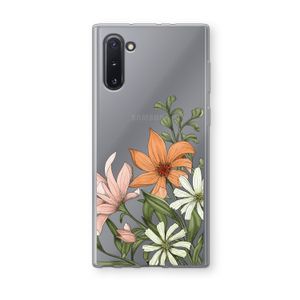 Floral bouquet: Samsung Galaxy Note 10 Transparant Hoesje