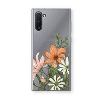 Floral bouquet: Samsung Galaxy Note 10 Transparant Hoesje