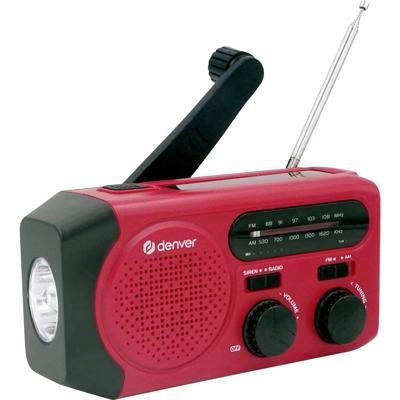 Denver SCR-2010 Noodradio VHF (FM), Middengolf Rood, Zwart