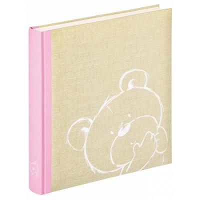 walther+ design UK-151-R Fotoalbum (b x h) 28 cm x 30.5 cm Beige, Roze 50 bladzijden