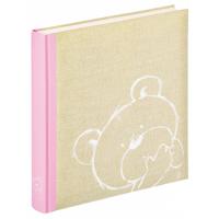 walther+ design UK-151-R Fotoalbum (b x h) 28 cm x 30.5 cm Beige, Roze 50 bladzijden