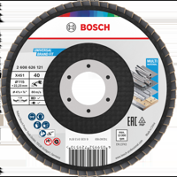 Bosch Accessoires X451 Lamellenschuurschijf | 125 x 22,23 mm | G40 | T29 | 15 stuks - 2608626175