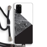 Combinatie marmer: Samsung Galaxy S20 Plus Transparant Hoesje met koord