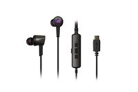 Asus CETRA II In Ear oordopjes Gamen Kabel Stereo Zwart Noise Cancelling Volumeregeling