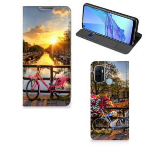 OPPO A53 | A53s Book Cover Amsterdamse Grachten