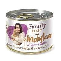 FAMILY FIRST Adult Turkey dish - nat kattenvoer - 200g
