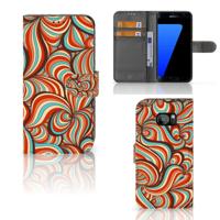 Samsung Galaxy S7 Edge Hoesje Retro