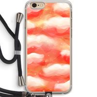 Lichte Wolken: iPhone 6 PLUS / 6S PLUS Transparant Hoesje met koord