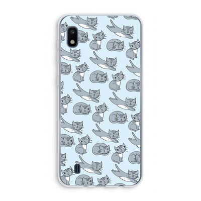 Poezen: Samsung Galaxy A10 Transparant Hoesje