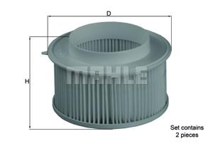 Interieurfilter MAHLE, Diameter (mm)89mm, u.a. für Porsche