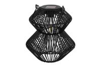 Countryfield solar lantaarn zwart h23cm