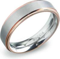 Boccia 0134-0358 Ring Titanium Zilverkleurig Maat 58