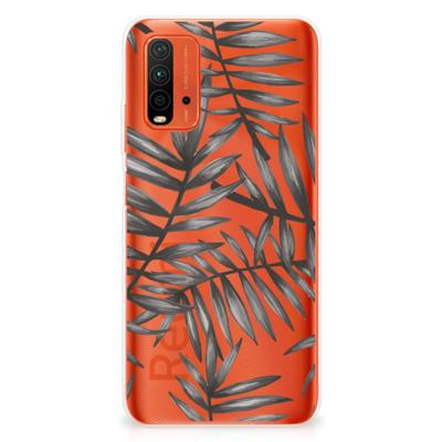 Xiaomi Poco M3 | TPU Case | Leaves Grey Xiaomi Poco M3 | TPU Case | Leaves Grey