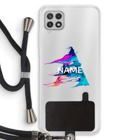 Abstract Spectrum: Samsung Galaxy A22 4G Transparant Hoesje met koord Abstract Spectrum: Samsung Galaxy A22 4G Transparant Hoesje met koord
