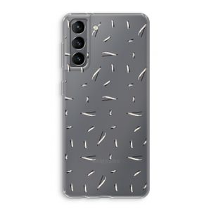 Hipster stripes: Samsung Galaxy S21 Transparant Hoesje